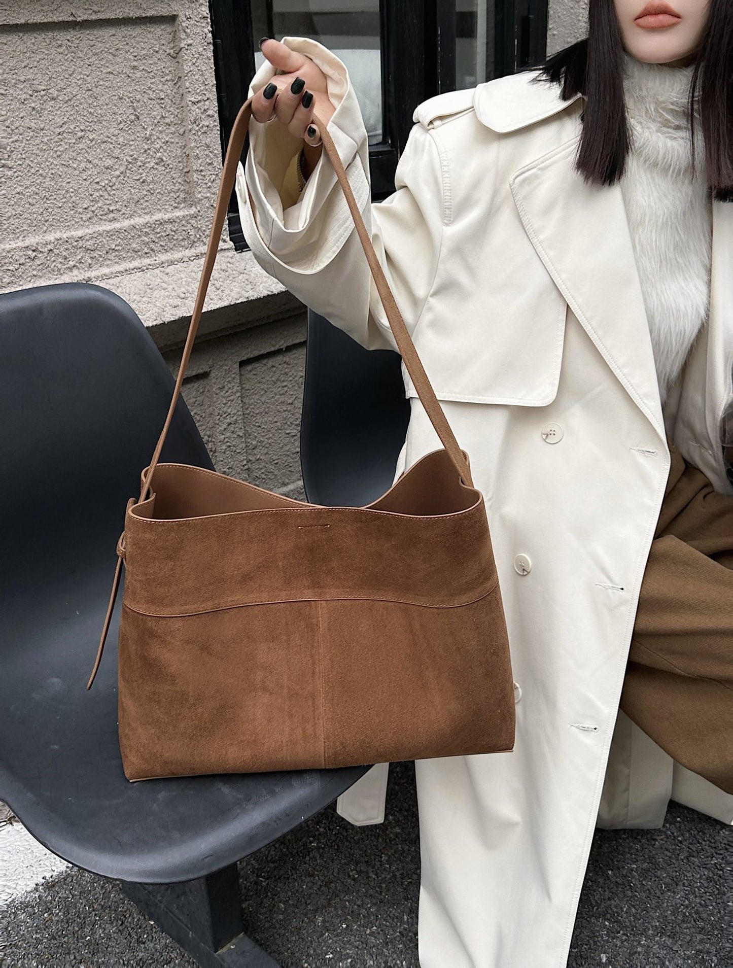 New Advanced Matte Leather Tote Bag Women
