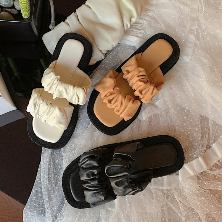 Korean Version Of Platform Sandals And Slippers Fairy  Toe