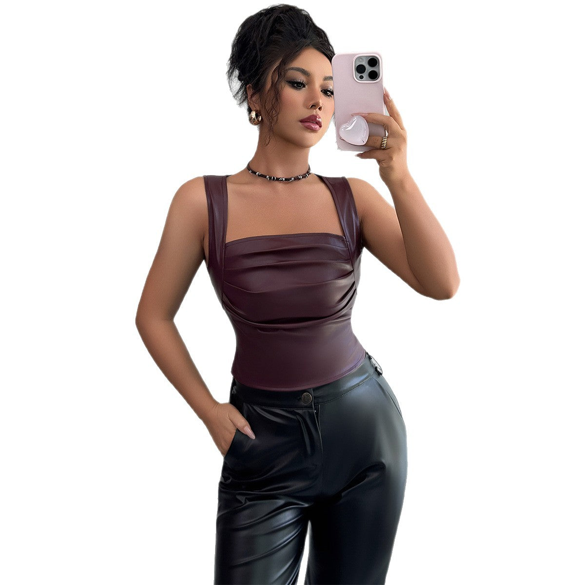 Elegant Tube Top Camisole Women's Clothing