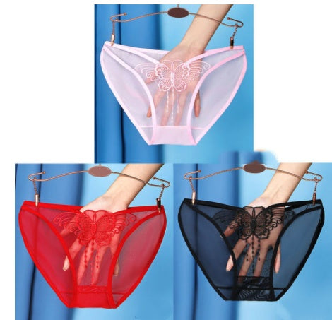 Butterfly High Elastic Breathable Transparent Briefs
