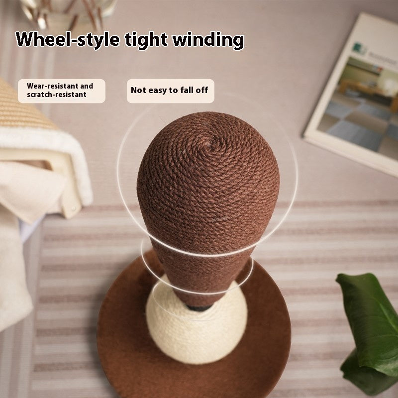 Exclamation Point Grinding Claw Cat Teaser Toy Vertical