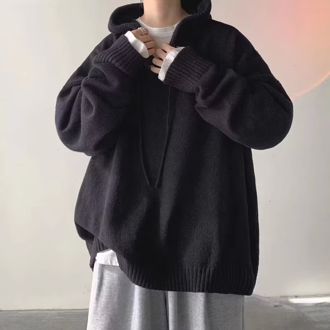 Japansk-inspireret Retro Afslappet og Løs Preppy-stil Sweatshirtjakke