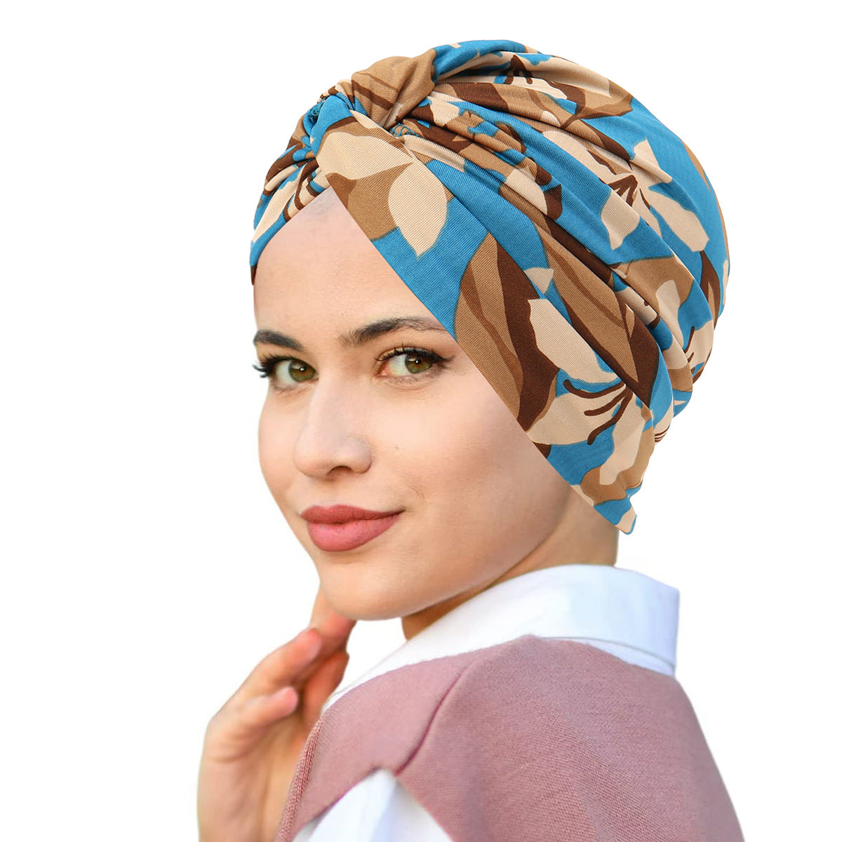 Printed Pullover Travel Hat Versatile Beanies For Women
