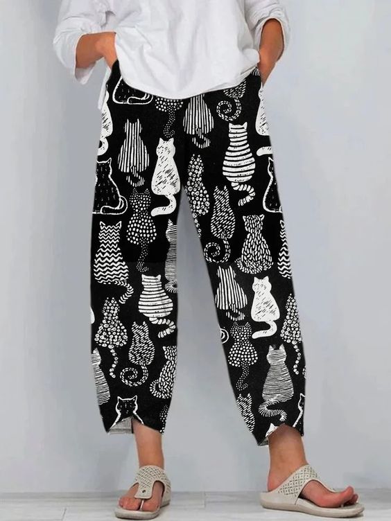 3D Printing Women's Casual Pants