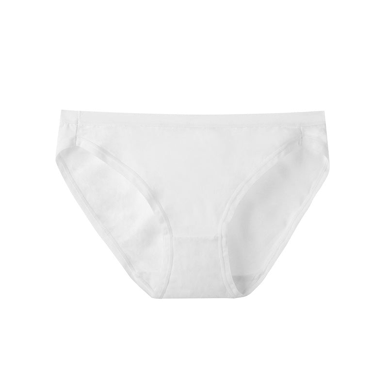 High Slit Mid-waist Cotton Women's Underwear Plus Size Sheath