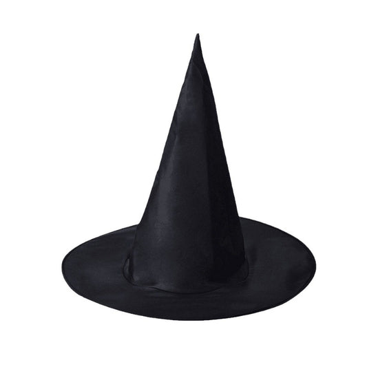 Witch Hat Halloween Black Polyester Ball Dress Up