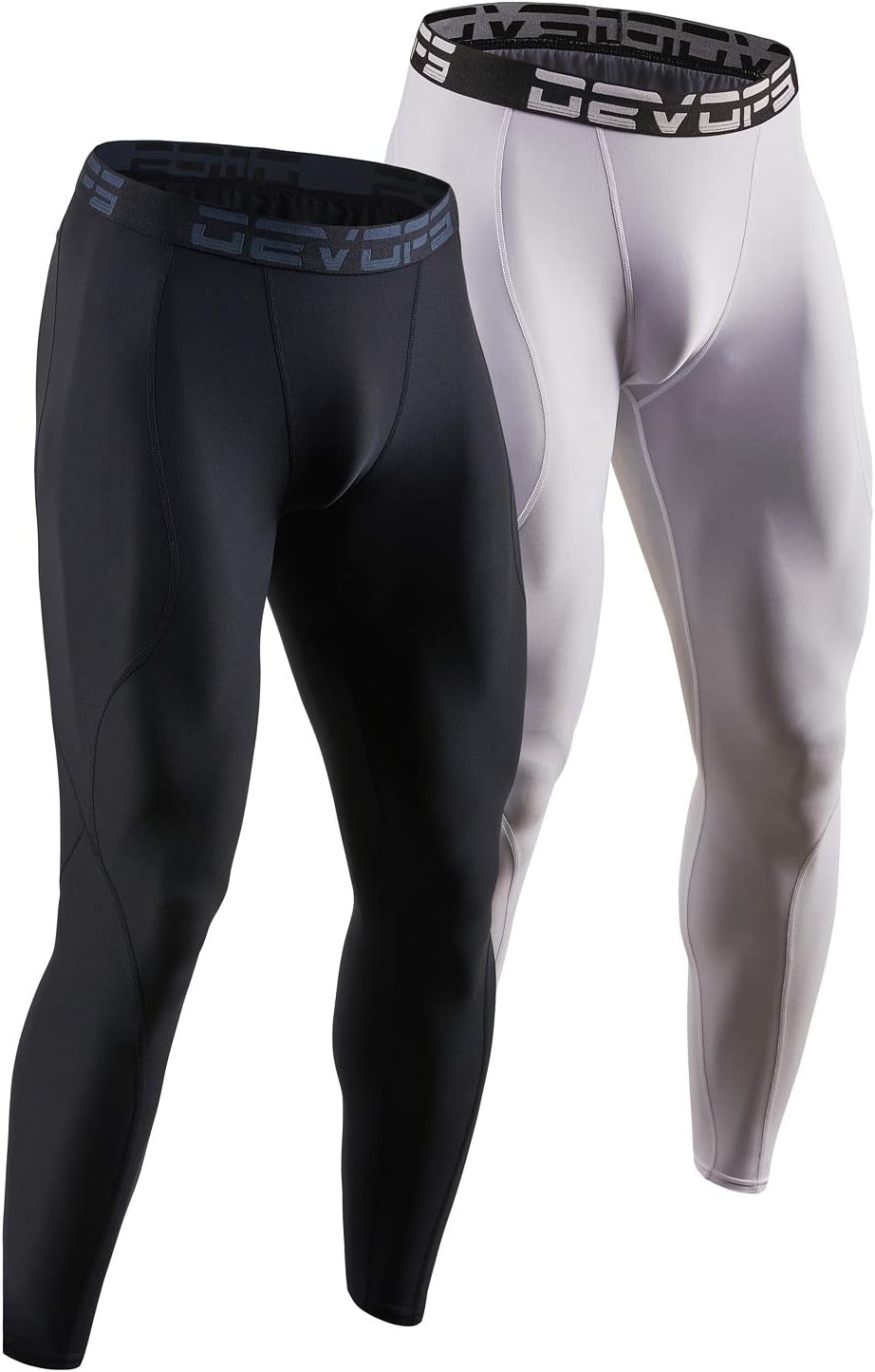 2 or 3 Pack Men'S Compression Pants Athletic Leggings with Pocket/Non-Pocket