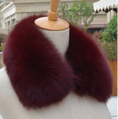 Fox Fur Collar Real Hairy Raccoon Fur