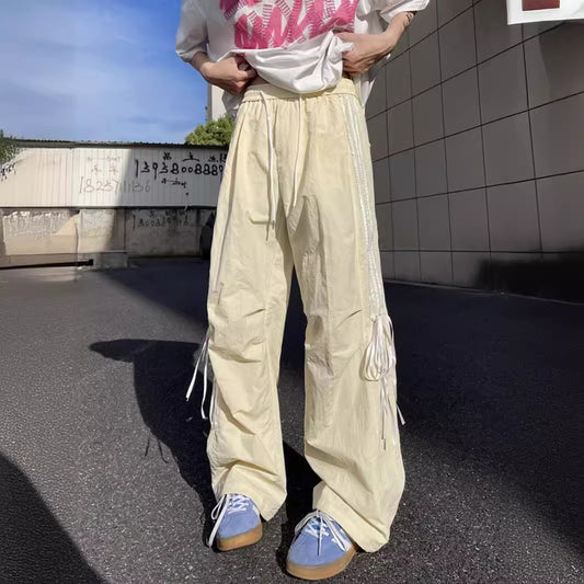 Quick-drying Three-bar Pants Niche Straight Loose Casual Sports Pants