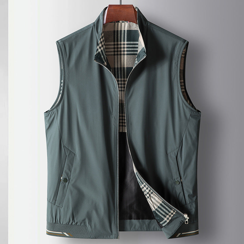 Luxury Fashion Sleeveless Waistcoat Vest Casual Vest