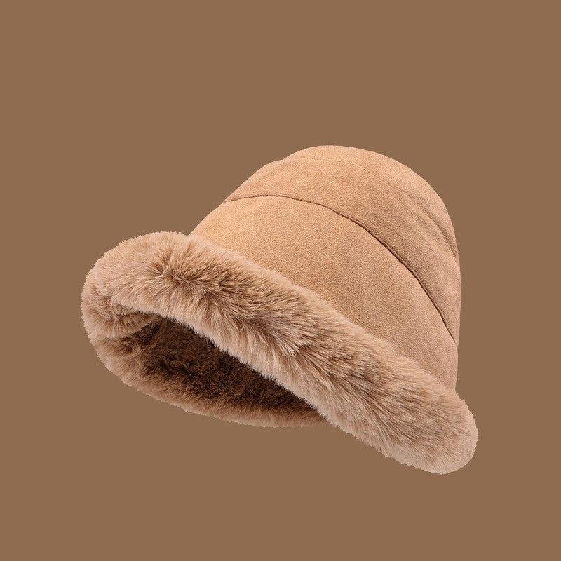 Plush Fisherman Hat For Warmth And Ear Protection In Winter
