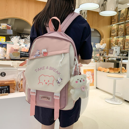 Fashion Large Capacity Student Schoolbag