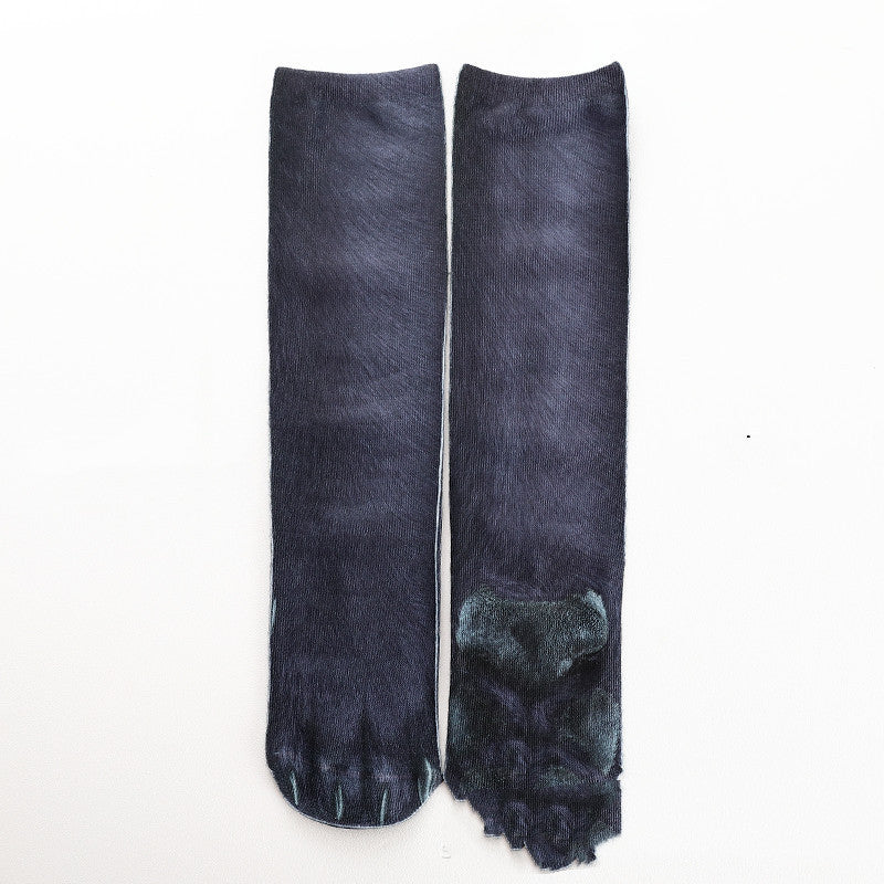 Heat Transfer 3D Printing Socks Animal Hoof Long Tube