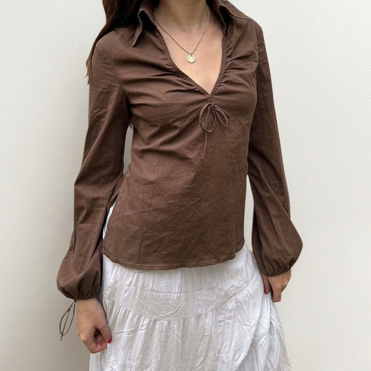 Stylish Minimalist Casual Womens Long Sleeve Top