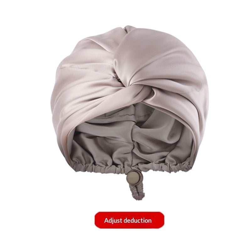 Silk-like Fabric Stretch Satin And Ice Sleep Caps