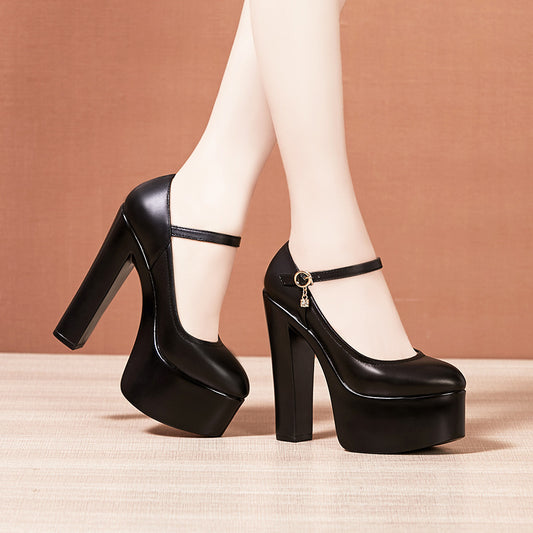 Super High Heel 15CM Cheongsam Model Catwalk Show Shoes Women