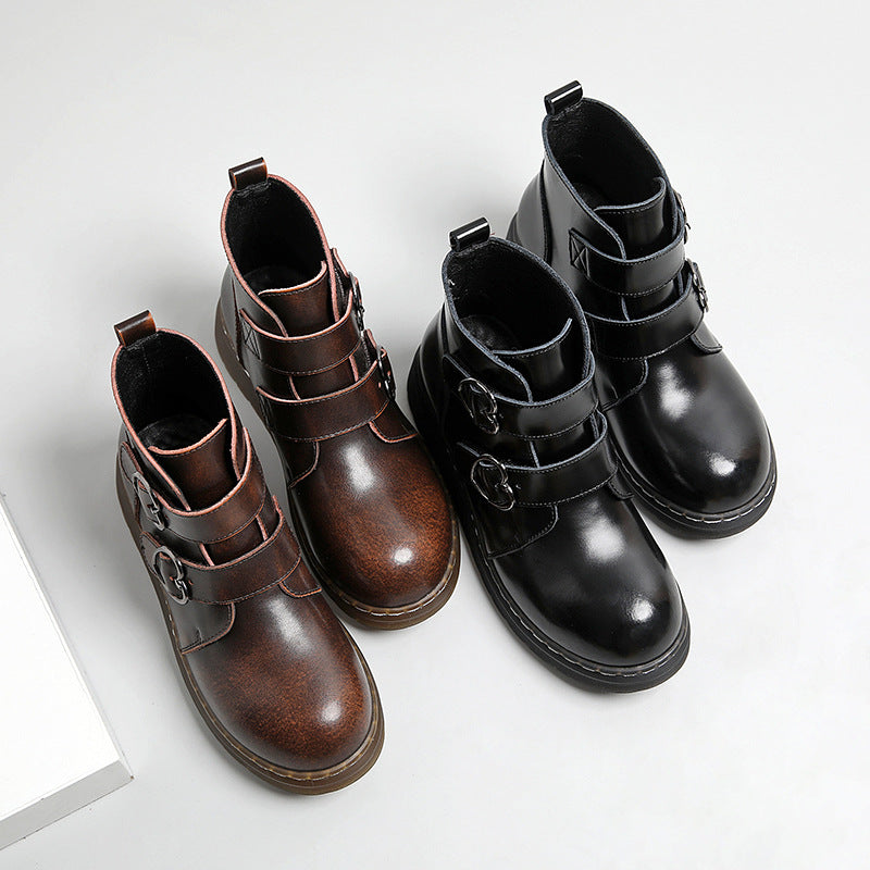 Autumn Winter Cute Retro Women's Martin Boots