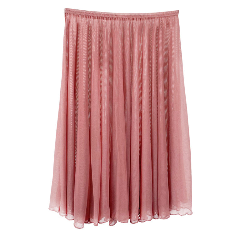 Ballet Practice Clothes Dancing Dress Gym Outfit Veil Skirt Skirt