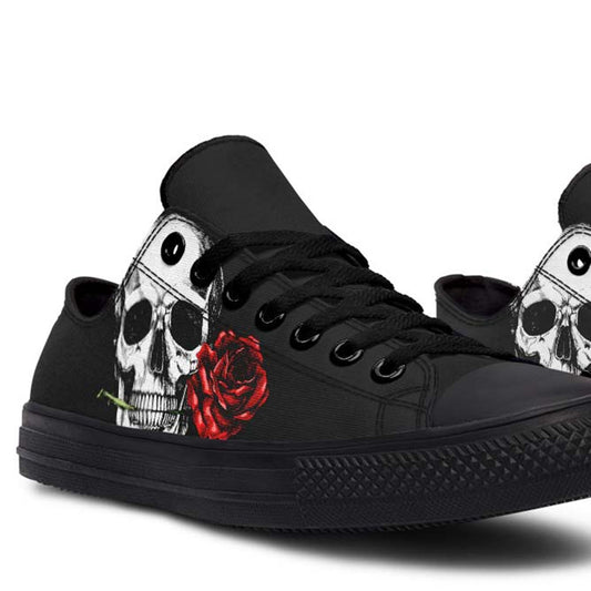 Fashion Print Couple Low-Top Canvas Shoes