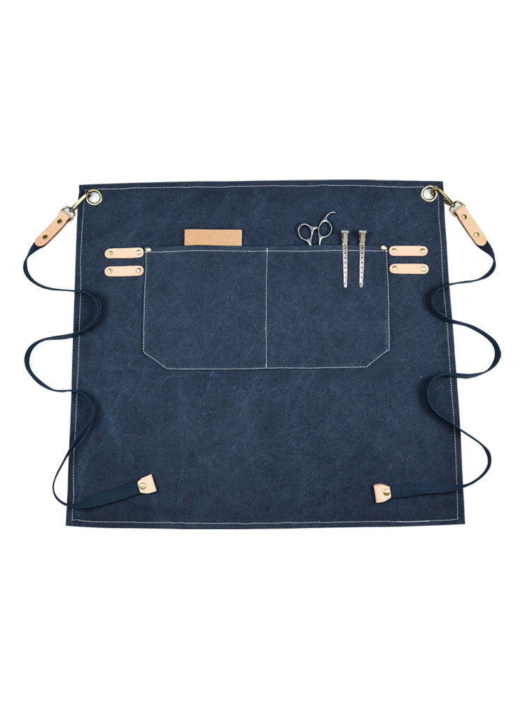 Canvas Half Drawing Apron Bakery Cafe Work Clothes Can Be Customized