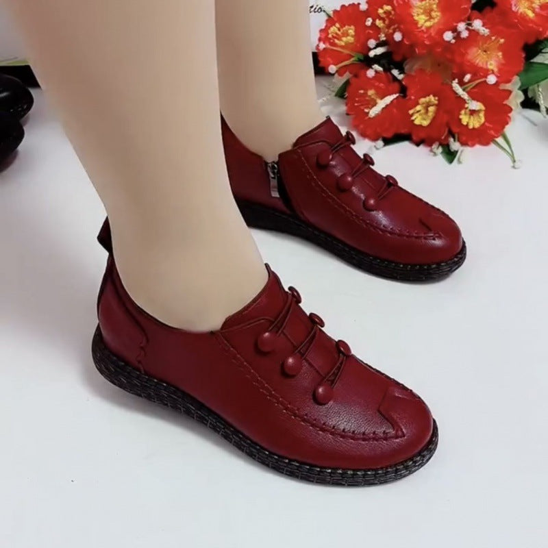 Non-slip Soft Bottom Beef Tendon Bottom Outdoor All-matching Pumps