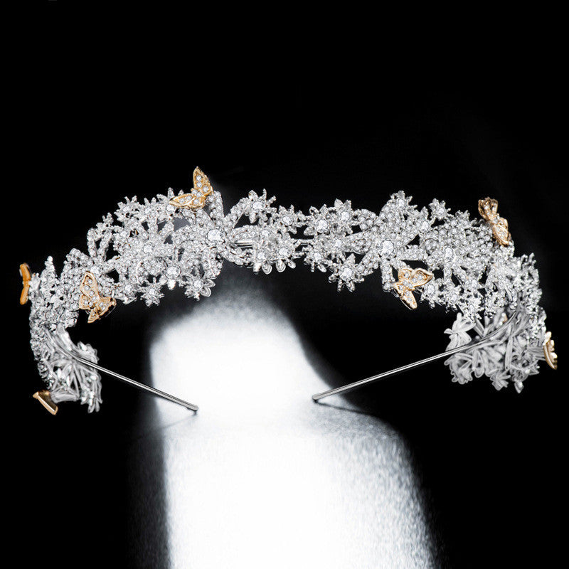 European And American Atmosphere Bride Crown Hair Hoop
