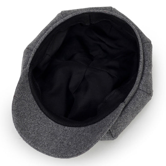 Women's Fashion Casual Solid Color Octagonal Hat