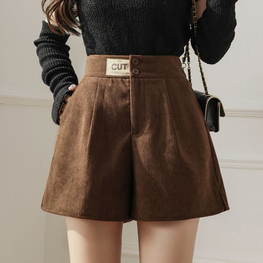 Women's Fleece Lined Corduroy Casual Pants