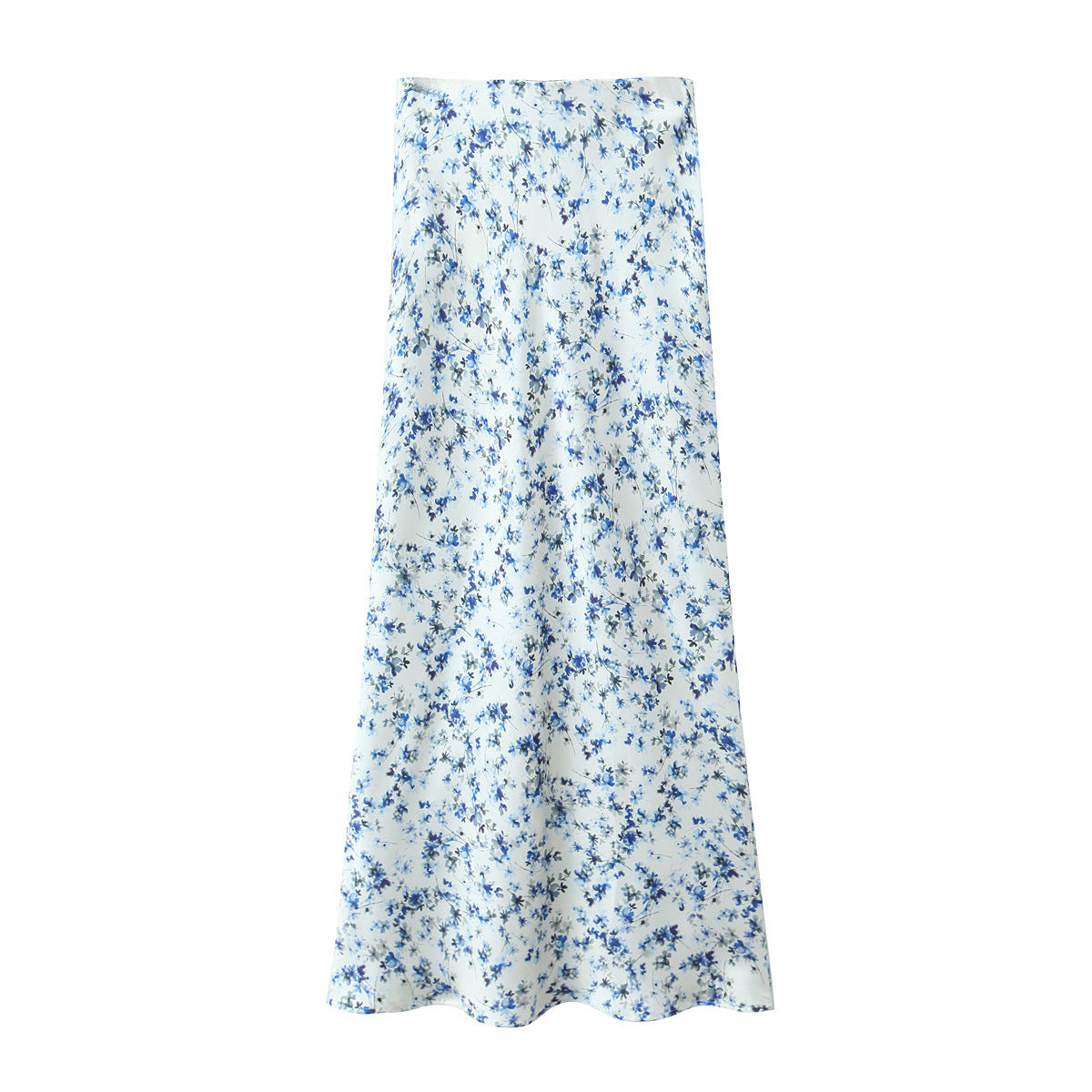 Spring New Women's Floral Shirt High Waist Skirt Suit