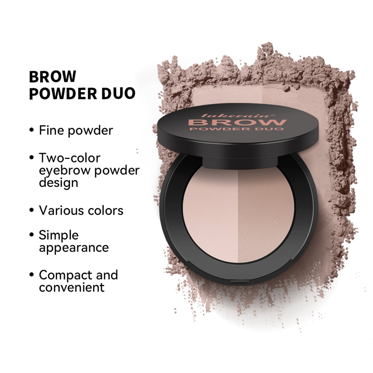 Two-tone Eyebrow Powder Long-lasting Fadeless Natural