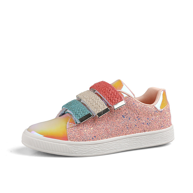 Summer New Breathable Fashion Personality Shiny Trendy Sneakers