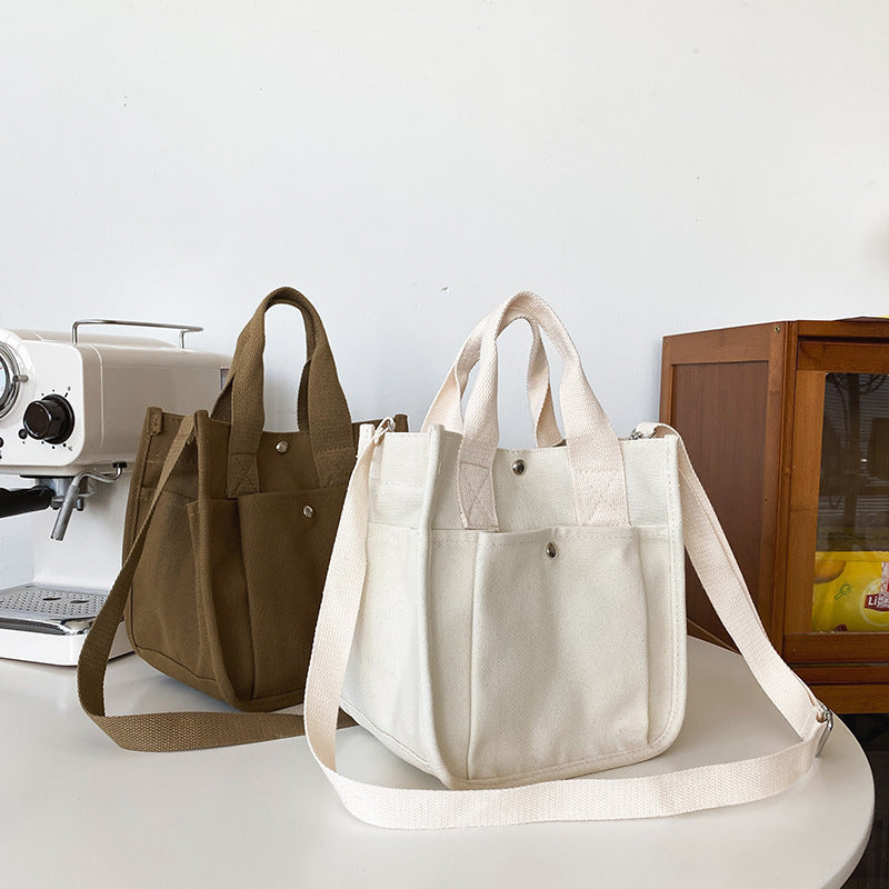Retro Simple Large Capacity Canvas Messenger Bag