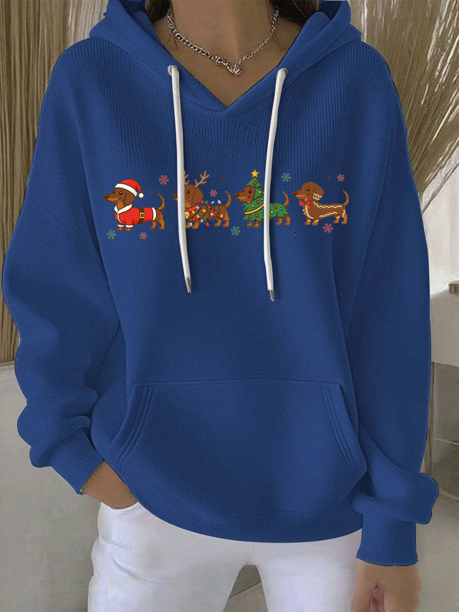 3D Digital Printing Women's Casual Loose Fashion Waffle Knit