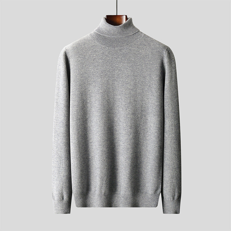 Men's Knitted Pullover Long-sleeved Sweater