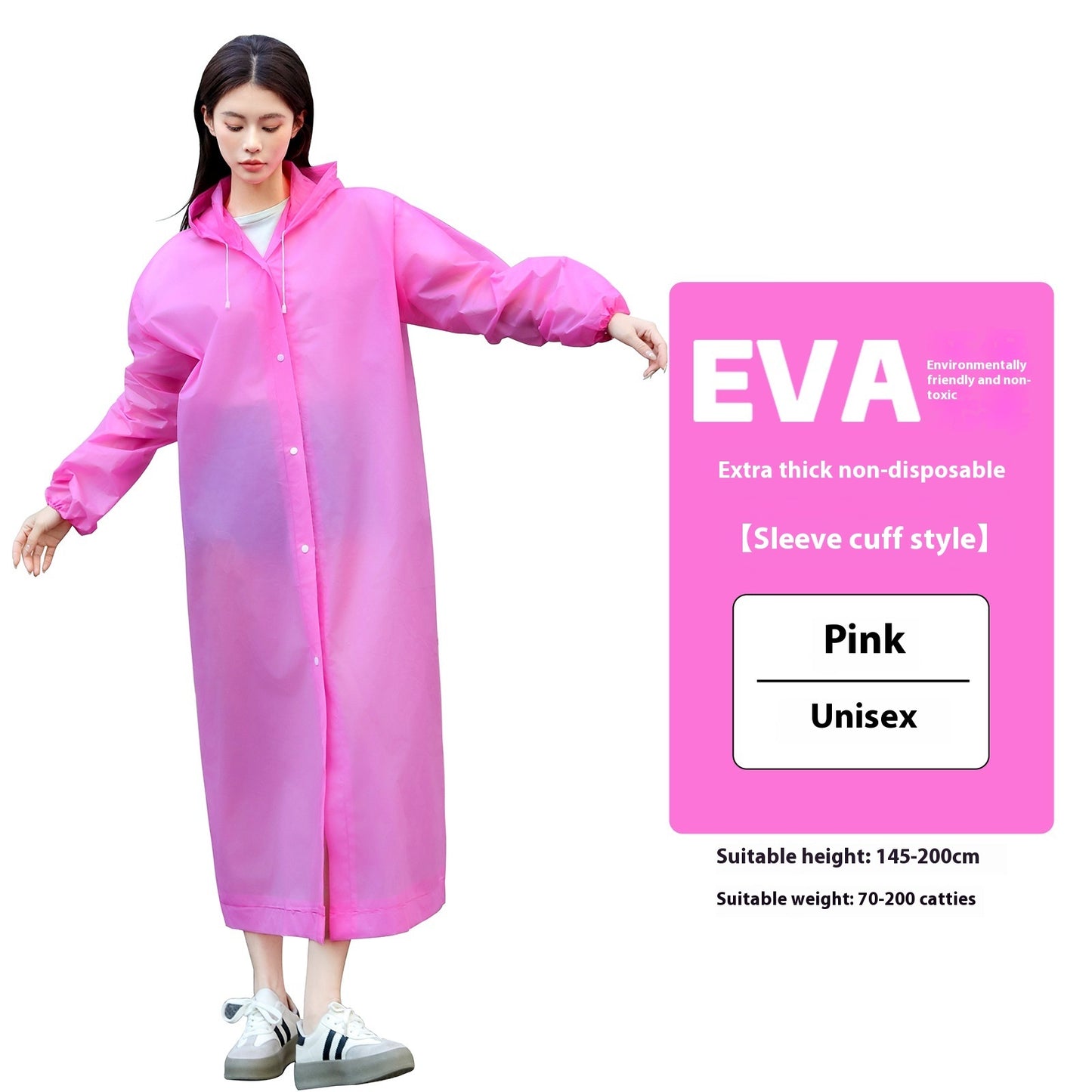 Disposable Portable Card Rain Outdoor Transparent One-piece Raincoat