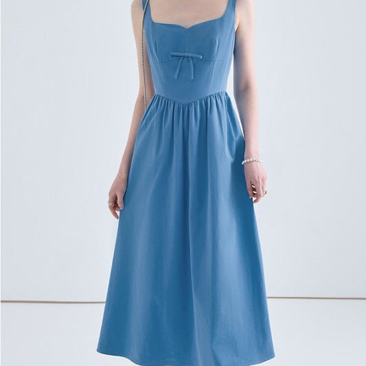 Temperament Tea Break French Long Dress