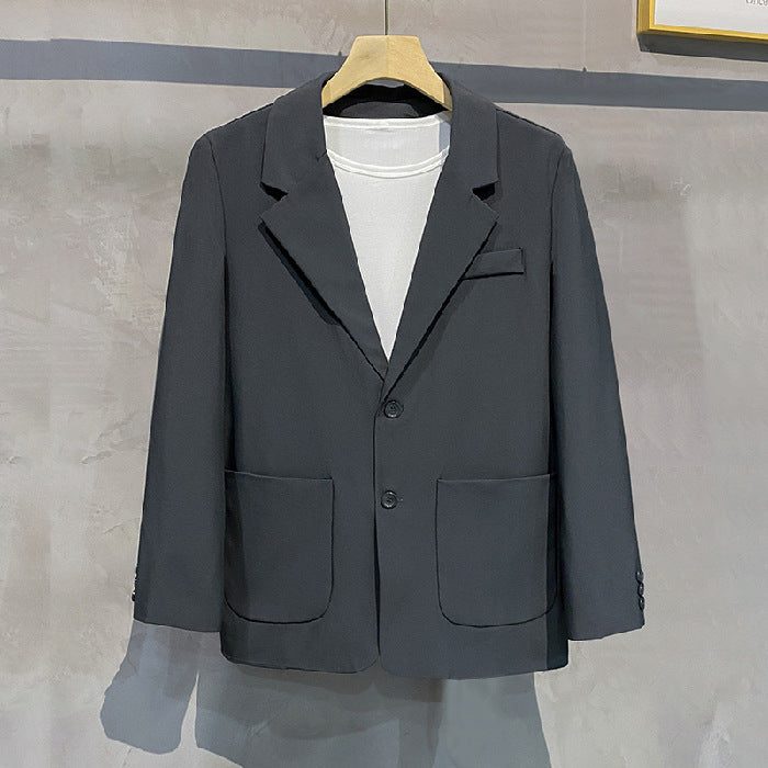 Efterår Og Vinter Fritid Uniform Jakkesæt Jakke Mænd