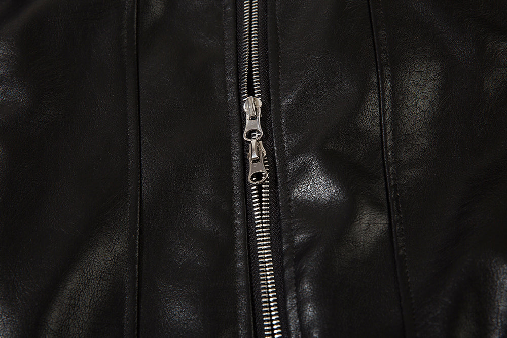 Men's Fashion PU Leather Motorcycle Jacket