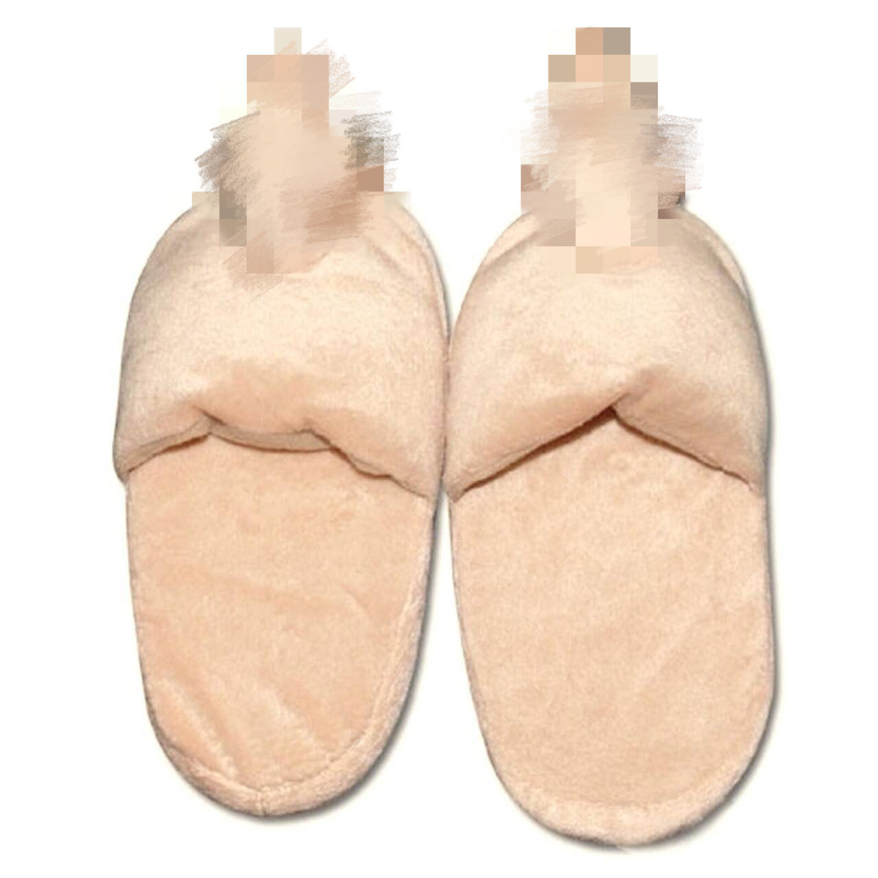 Creative Funny Style Cotton Slippers Plush Flat Bottom