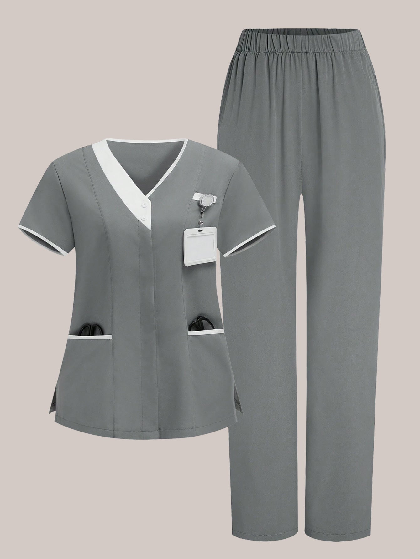 New Womens Clothing Short Sleeve Sets Medical Scrubs And Workwear