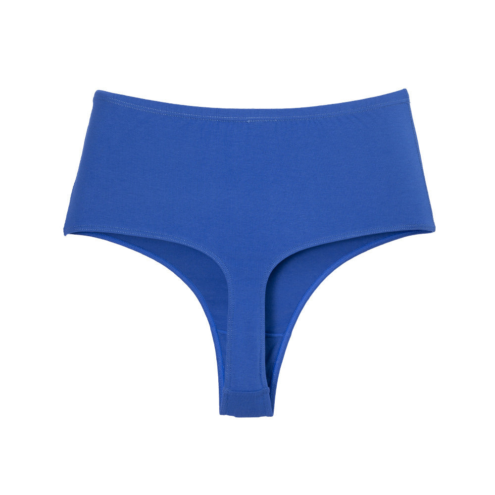 Women's Waist Invisible T-shaped Breathable High Elastic High Slit Non-stuck Crotch Triangle Cotton Underwear