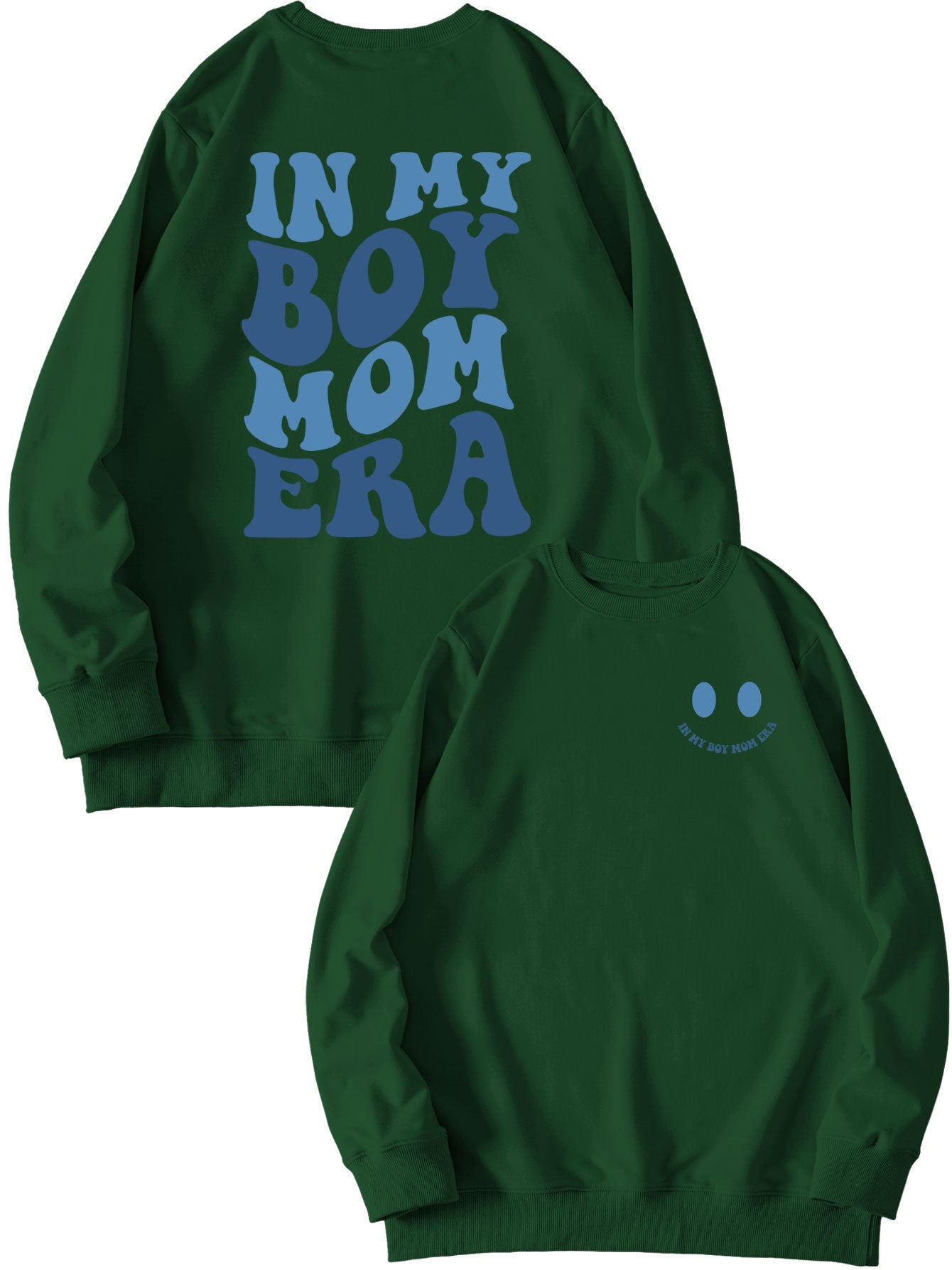Double-sided Printed Pullover Sweatshirt Long-sleeved Shirt
