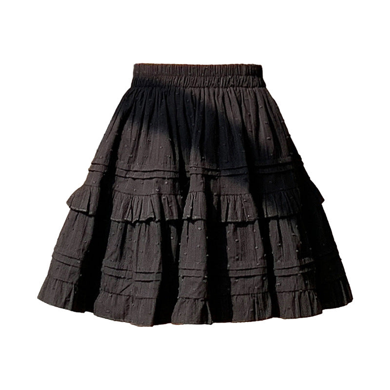Petite Women's Gentle Temperament Short Skirt High Waist Slimming