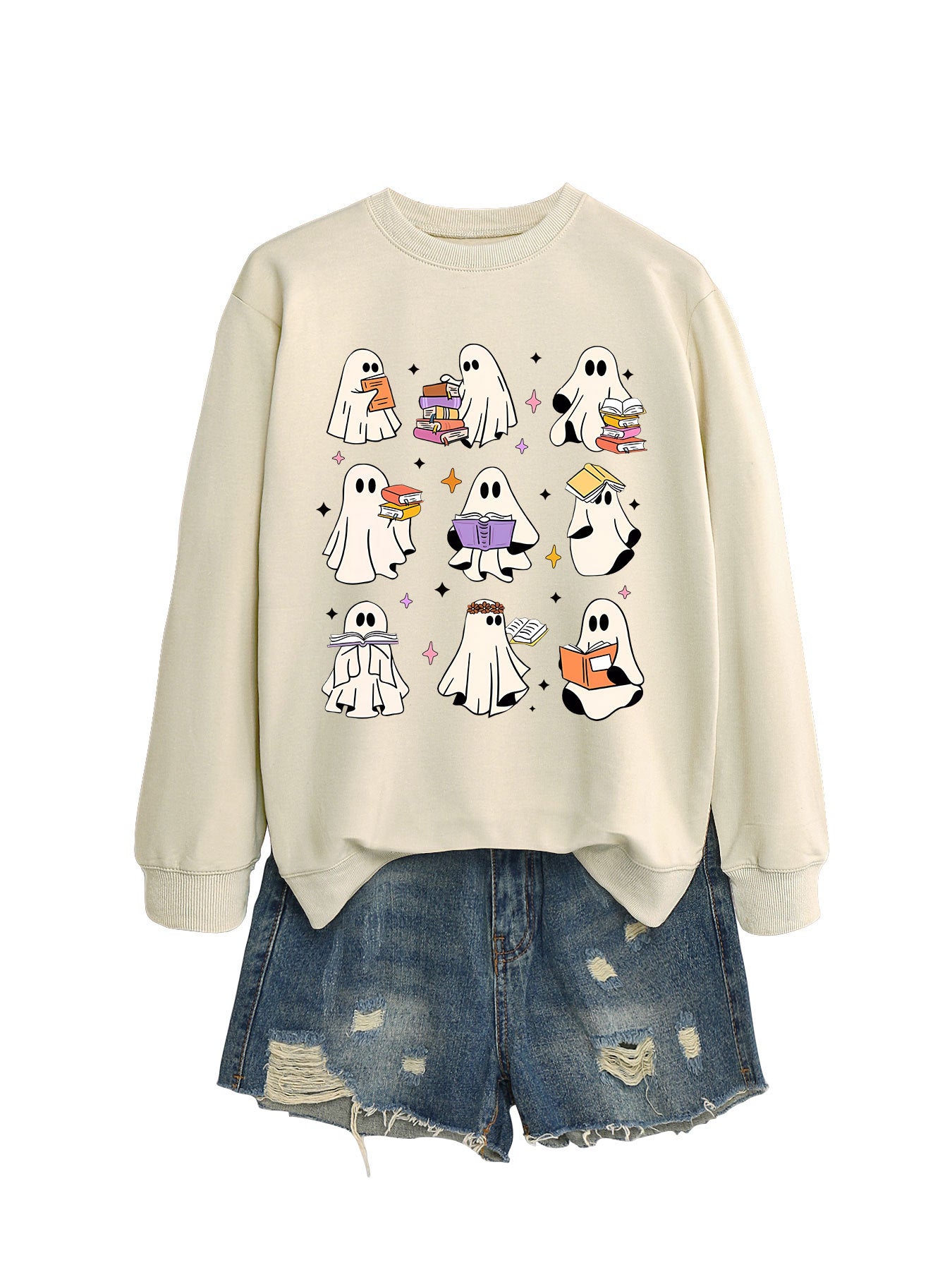 Reading Printed Sweater For Women