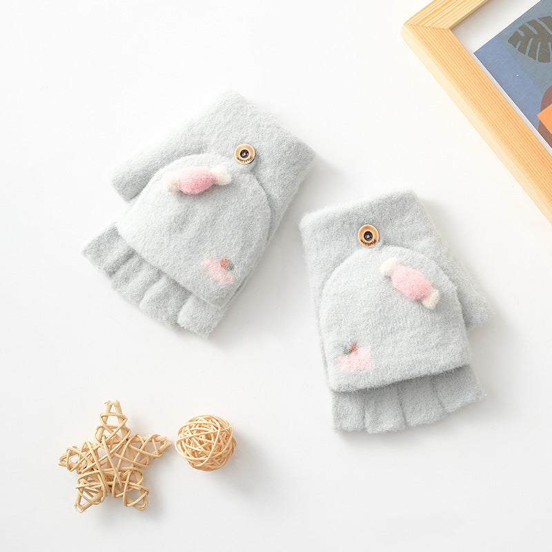 Winter Korean New Style Baby Clamshell Gloves
