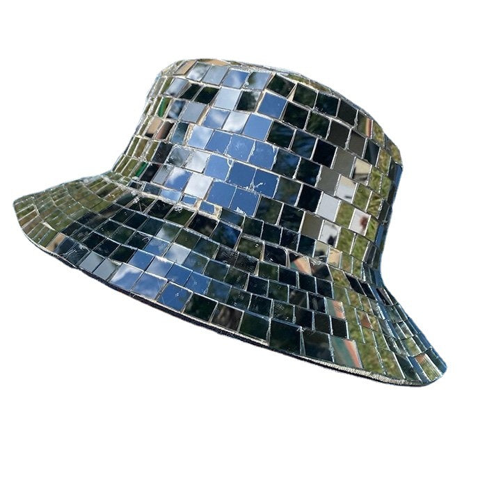 Ladies' Party Decorative Glass Sequin Hat