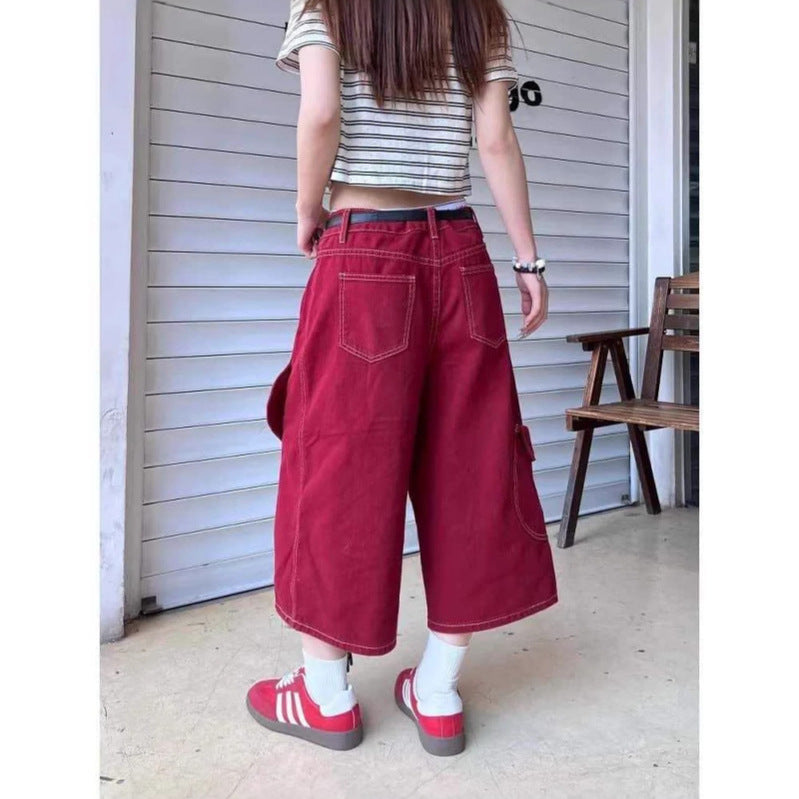 New Womens Relaxed-fi Casual Stylish Versatile And Vintage Pants