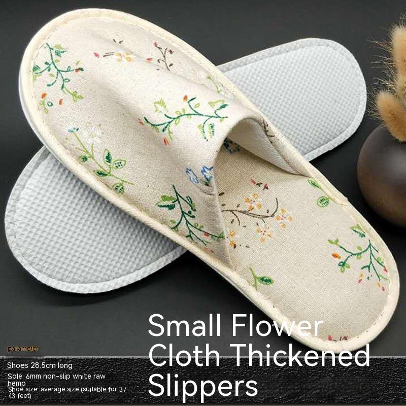 Disposable Slippers Cotton Print Toiletries