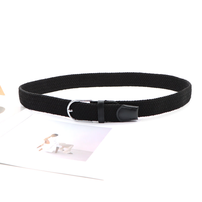New Casual Versatile Braided Elastic Belt