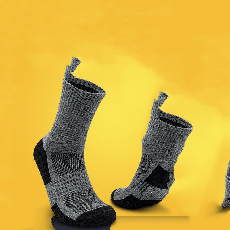 Men's Basketball Socks Thickening Towel